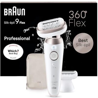 Braun Silk-épil 9 Flex, Épilateur, Tête Flexible À 360°, Épilation Facile, Même Des Zones Difficiles, Peau Douce Longue Durée, Tête De Rasoir Pour Femmes, Sabot Tondeuse, Blanc/Rose, 9-030 3D Braun Silk-épil 9 Flex, Épilateur, Tête Flexible À 360°, Épilation Facile, Même Des Zones Difficiles, Peau Douce Longue Durée, Tête De Rasoir Pour Femmes, Sabot Tondeuse, Blanc/Rose, 9-030 3D