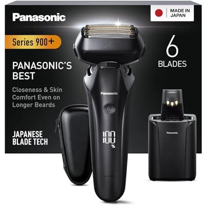 Panasonic ES-LS9A-K803 Rasoir Électrique Humide Et Sec À 6 Lames Pour Hommes, Rasoir Électrique Avec Capteur De Barbe Réactif, Système De Nettoyage Et De Chargement Automatique Panasonic ES-LS9A-K803 Rasoir Électrique Humide Et Sec À 6 Lames Pour Hommes, Rasoir Électrique Avec Capteur De Barbe Réactif, Système De Nettoyage Et De Chargement Automatique