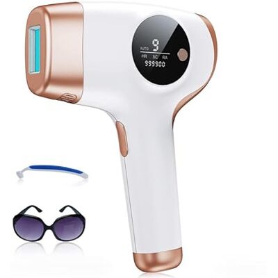SZSZLMY Épilateur laser IPL 3 en 1, 9 niveaux 3 modes réglables, écran tactile LCD 999 900 flashs pour homme et femme, convient pour le corps, le visage, la ligne de bikini 1 SZSZLMY Épilateur laser IPL 3 en 1, 9 niveaux 3 modes réglables, écran tactile LCD 999 900 flashs pour homme et femme, convient pour le corps, le visage, la ligne de bikini 1