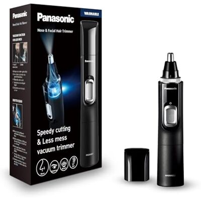 Panasonic Er-Gn300K503 Tondeuse à sourcils pour nez sec et humide, noir, 3,8 x 3,4 x 16,4 cm, pour homme. Panasonic Er-Gn300K503 Tondeuse à sourcils pour nez sec et humide, noir, 3,8 x 3,4 x 16,4 cm, pour homme.
