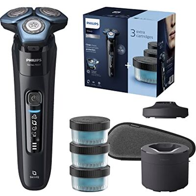 Philips Rasoir électrique Séries 7000, 100% étanche avec technologie SkinIQ (Modèle S7783/63) Philips Rasoir électrique Séries 7000, 100% étanche avec technologie SkinIQ (Modèle S7783/63)