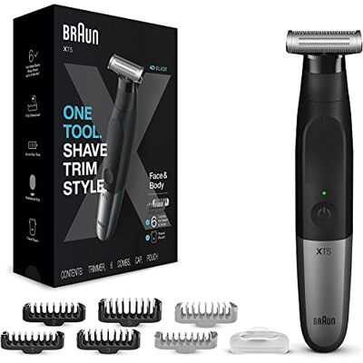 Braun Series X XT5200 Máquina de Afeitar de Láminas Recortadora Negra Braun Series X XT5200 Máquina de Afeitar de Láminas Recortadora Negra