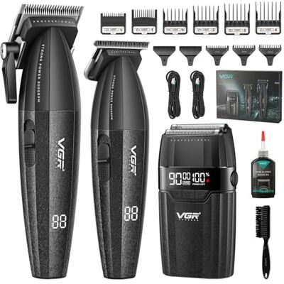 VGR 640 S3 Tondeuse Cheveux Pour Hommes Professionnel, MAX 9000 RPM, Noir VGR 640 S3 Tondeuse Cheveux Pour Hommes Professionnel, MAX 9000 RPM, Noir