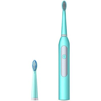 kabinga Électrique, alimenté par 2 Piles AA, Dents ultrasoniques automatiques, avec 2 têtes de Brosse, Bleu, Unisex-Adult, M kabinga Électrique, alimenté par 2 Piles AA, Dents ultrasoniques automatiques, avec 2 têtes de Brosse, Bleu, Unisex-Adult, M