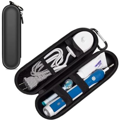 Generic Étui de voyage pour brosse à dents électrique Oral B/Oral-B Pro, étui de protection rigide, sac de rangement pour brosse à dents pour le camping Generic Étui de voyage pour brosse à dents électrique Oral B/Oral-B Pro, étui de protection rigide, sac de rangement pour brosse à dents pour le camping