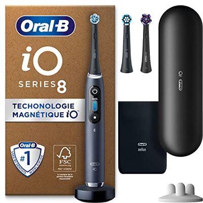 Brosse à dents électrique Oral-B iO Series 8 Plus - Noir Onyx Brosse à dents électrique Oral-B iO Series 8 Plus - Noir Onyx