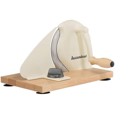 Zassenhaus Brotschneidemaschine Classic 072082 Trancheuse à pain en acier inoxydable Crème Zassenhaus Brotschneidemaschine Classic 072082 Trancheuse à pain en acier inoxydable Crème