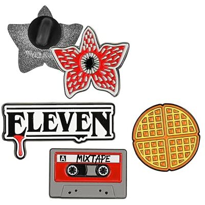 Cinereplicas Stranger Things Pack 4 pin's Season 1 Cinereplicas Stranger Things Pack 4 pin's Season 1