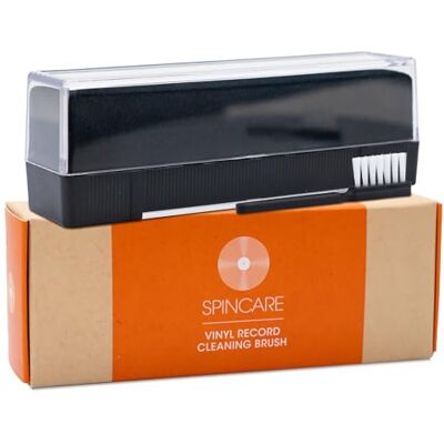 SPINCARE Brosse Vinyl Nettoyeur Vinyle en Velours pour LP avec Couvercle Anti-Poussière Protecteur Entretien des Albums Nettoyage Vinyle Poussière & Saletés SPINCARE Brosse Vinyl Nettoyeur Vinyle en Velours pour LP avec Couvercle Anti-Poussière Protecteur Entretien des Albums Nettoyage Vinyle Poussière & Saletés