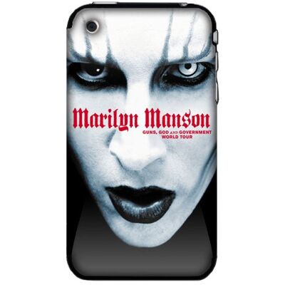 MusicSkins Marilyn Manson Guns Skin pour Apple iPhone 2G/3G/3G S MusicSkins Marilyn Manson Guns Skin pour Apple iPhone 2G/3G/3G S
