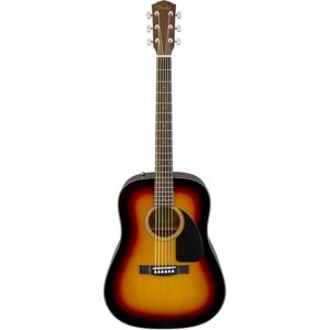 Fender Guitare acoustique Dreadnaught V3 CD-60 Sans étui Sunburst Touche en noyer Fender Guitare acoustique Dreadnaught V3 CD-60 Sans étui Sunburst Touche en noyer