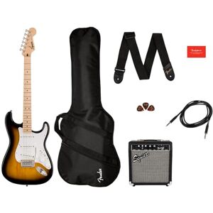Fender Squier Series Stratocaster Pack MN 2-Color Sunburst Kit de guitares électriques Fender Squier Series Stratocaster Pack MN 2-Color Sunburst Kit de guitares électriques