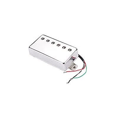 Alnicov Micro Humbucker Alnico 5 Humbucker style PAF compatible avec guitare électrique Les Paul Style Chrome Alnicov Micro Humbucker Alnico 5 Humbucker style PAF compatible avec guitare électrique Les Paul Style Chrome