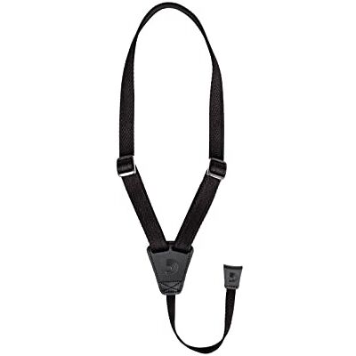 Waves D'Addario Sangle de ukulélé à clipser Eco-Comfort sans perçage Noir Waves D'Addario Sangle de ukulélé à clipser Eco-Comfort sans perçage Noir