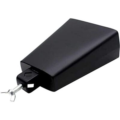 ACOGEDO Cowbell, Percussion 6inch Metal Black Cowbell Drum Accessoire avec Stick Cow Bell pour Tambour pour Tambour ACOGEDO Cowbell, Percussion 6inch Metal Black Cowbell Drum Accessoire avec Stick Cow Bell pour Tambour pour Tambour