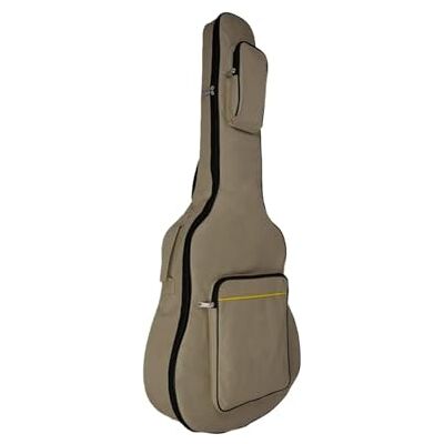 SHBHWS Housse de transport pour guitares acoustiques de 104 cm avec plusieurs compartiments, convient pour les guitares acoustiques, kaki, Einheitsgröße, Style unique SHBHWS Housse de transport pour guitares acoustiques de 104 cm avec plusieurs compartiments, convient pour les guitares acoustiques, kaki, Einheitsgröße, Style unique
