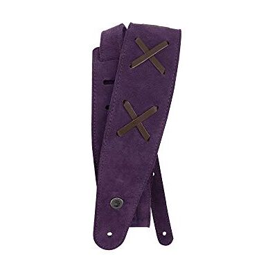 D'Addario Planet Waves Sangle de guitare réglable vintage en daim Violet D'Addario Planet Waves Sangle de guitare réglable vintage en daim Violet
