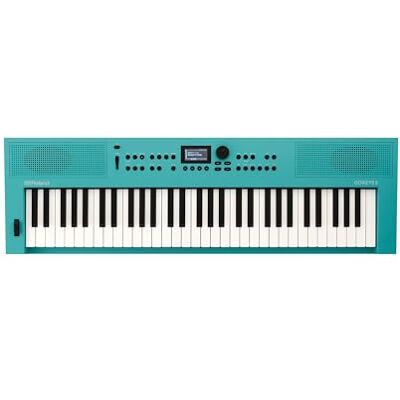 Roland Clavier de création musicale GO:KEYS 3 Clavier à 61 touches Générateur ZEN-Core avec plus de 1000 sons intégrés Haut-parleurs stéréo Audio/MIDI par Bluetooth – Turquoise Roland Clavier de création musicale GO:KEYS 3 Clavier à 61 touches Générateur ZEN-Core avec plus de 1000 sons intégrés Haut-parleurs stéréo Audio/MIDI par Bluetooth – Turquoise
