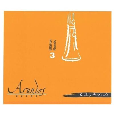 Arundos Anche Clarinette Sib Manon, 3 anches, taille: 2 Arundos Anche Clarinette Sib Manon, 3 anches, taille: 2