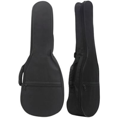 HUDFVIOI Sac de Guitare Sac rembourré de 21/23 pouces avec poches étanches, étui pour guitare à quatre cordes, sac à dos en tissu Oxford conteneur épais Pour guitare acoustique, Noir , 21inch, One HUDFVIOI Sac de Guitare Sac rembourré de 21/23 pouces avec poches étanches, étui pour guitare à quatre cordes, sac à dos en tissu Oxford conteneur épais Pour guitare acoustique, Noir , 21inch, One