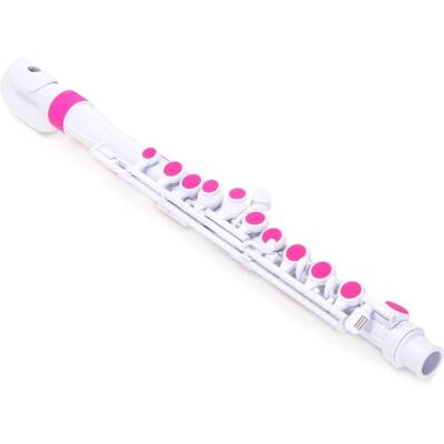 Nuvo N220JFPK jFlute 2 en blanc et rose, 6,5 x 44 x 9,2 cm Nuvo N220JFPK jFlute 2 en blanc et rose, 6,5 x 44 x 9,2 cm