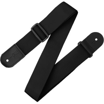 Levy's M8POLY-BLK Sangle de Guitare Polypropylene Colour Poly Ends 2" Black Levy's M8POLY-BLK Sangle de Guitare Polypropylene Colour Poly Ends 2" Black