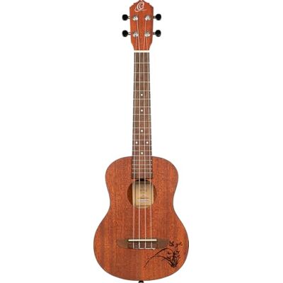 Ortega Guitars Ukulélé Ténor Acoustique – Série Bonfire – Sapele, Naturel (RU5MM-TE) Ortega Guitars Ukulélé Ténor Acoustique – Série Bonfire – Sapele, Naturel (RU5MM-TE)