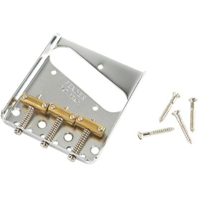 Fender 099-0806-100 Chevalet 3 Saddle Chrome Fender 099-0806-100 Chevalet 3 Saddle Chrome