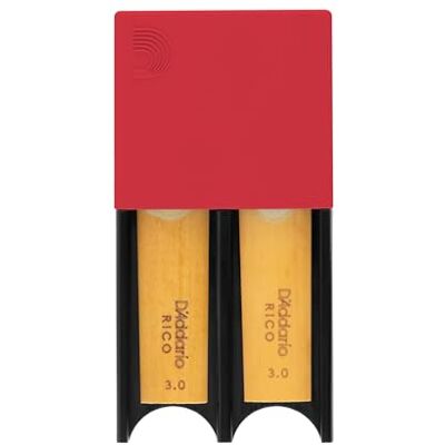 D'Addario Rico DRGRD4TBRD Porte-anches, Rouge D'Addario Rico DRGRD4TBRD Porte-anches, Rouge