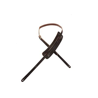 Levy's Leathers M25-DBR Sangle en cuir pour guitare Style années 50 Marron foncé Levy's Leathers M25-DBR Sangle en cuir pour guitare Style années 50 Marron foncé
