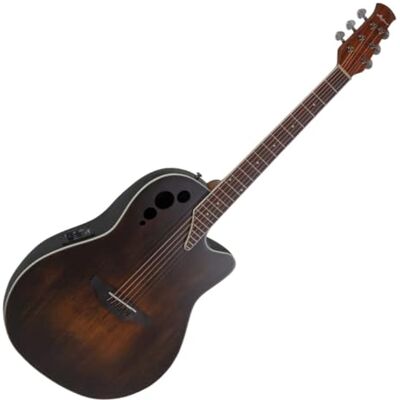 Applause Guitare Électro-Acoustique Elite AE44 Mid Cutaway Corps Roundback Lyrachord profondeur moyenne Préampli AP3TP Table en Épicéa Vernis Vintage Satiné AE44-7S Applause Guitare Électro-Acoustique Elite AE44 Mid Cutaway Corps Roundback Lyrachord profondeur moyenne Préampli AP3TP Table en Épicéa Vernis Vintage Satiné AE44-7S