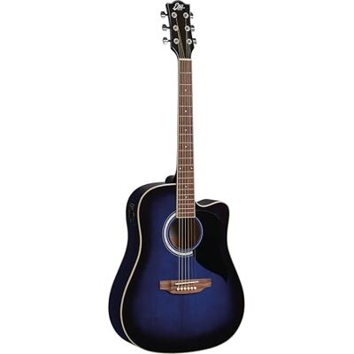 EKO RANGER CW EQ BLUE SUNBURST, Guitare acoustique avec égaliseur, Couleur Blue Sunburst EKO RANGER CW EQ BLUE SUNBURST, Guitare acoustique avec égaliseur, Couleur Blue Sunburst