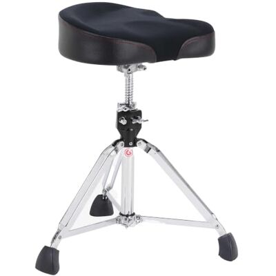 Gibraltar tabouret pour batterie, tabouret de batterie 9000 Series Saddle Neoprene, 9608NM (diamètre : 42cm, assise en néoprène, base à double entretoise, pieds en caoutchouc 'Super Foot') Gibraltar tabouret pour batterie, tabouret de batterie 9000 Series Saddle Neoprene, 9608NM (diamètre : 42cm, assise en néoprène, base à double entretoise, pieds en caoutchouc 'Super Foot')