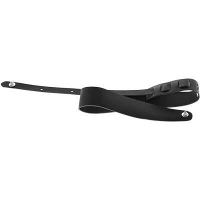 GEWA sangle de guitare série Premium Plain, cuir véritable découpé d'une seule pièce, largeur 70 mm, longueur 106-152 cm, verrous de sécurité – noir pointillé, fait main en Europe GEWA sangle de guitare série Premium Plain, cuir véritable découpé d'une seule pièce, largeur 70 mm, longueur 106-152 cm, verrous de sécurité – noir pointillé, fait main en Europe