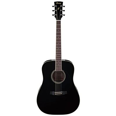 Ibanez PF15-BK Guitare acoustique, Noir Ibanez PF15-BK Guitare acoustique, Noir