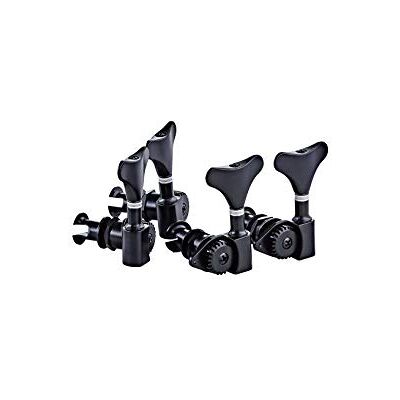 Ortega Guitars Ortega OTMUB-GB Jeu de mécaniques pour ukulélé et basse Noir brillant Ortega Guitars Ortega OTMUB-GB Jeu de mécaniques pour ukulélé et basse Noir brillant