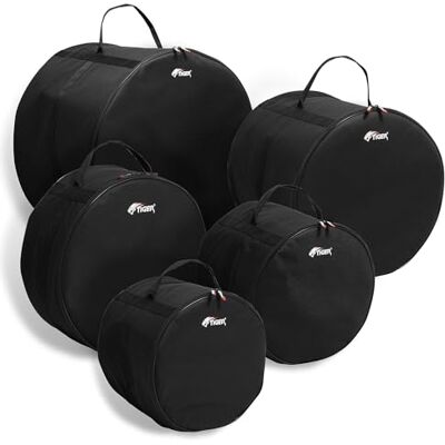 Tiger Ensemble de housses 5 pièces pour batterie standard rock Tiger Ensemble de housses 5 pièces pour batterie standard rock