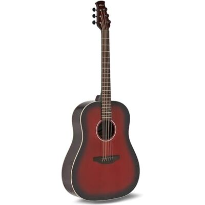 Applause Guitare acoustique Jump Slope Shoulder D Gloss Table en épicéa massif Fond en ovangkol Cherry Burst brillant AAS-69-CB Applause Guitare acoustique Jump Slope Shoulder D Gloss Table en épicéa massif Fond en ovangkol Cherry Burst brillant AAS-69-CB