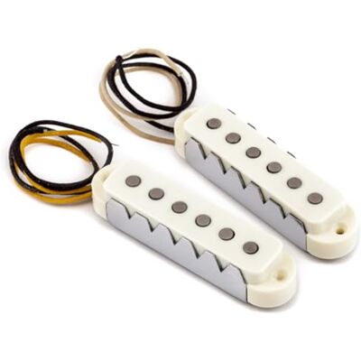 Fender Pure Vintage '65 Jaguar Set de Micros Vintage Blanc Fender Pure Vintage '65 Jaguar Set de Micros Vintage Blanc