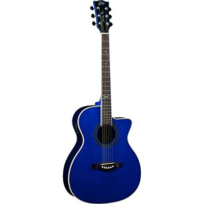 EKO GUITARS NXT A100CE SEE THROUGH BLUE, Guitare acoustique Top en sapin Fasce, fond et poignée en acgano, clavier South American Roupanà, Dreadnought Cutaway, Couleur bleue EKO GUITARS NXT A100CE SEE THROUGH BLUE, Guitare acoustique Top en sapin Fasce, fond et poignée en acgano, clavier South American Roupanà, Dreadnought Cutaway, Couleur bleue