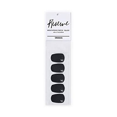 D'Addario Rico RMP01B Feuille de 5 pastilles protège-becs Noir 0,80 mm D'Addario Rico RMP01B Feuille de 5 pastilles protège-becs Noir 0,80 mm