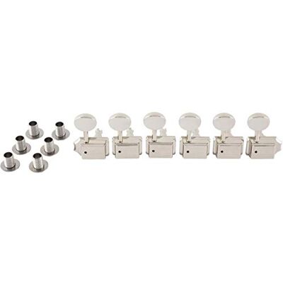 Fender ® Mécaniques Classicgear Tuning Machines pour guitare électrique 6 gauche Ratio 18:1 Finition : chrome Fender ® Mécaniques Classicgear Tuning Machines pour guitare électrique 6 gauche Ratio 18:1 Finition : chrome