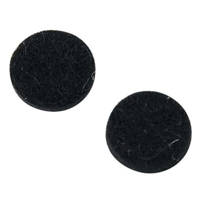 GEWA Feutre de frappe pour saxophone Plaquettes de doigts, couleur noire, diamètre 12 mm, épaisseur 2 mm, paquet de 25 pièces GEWA Feutre de frappe pour saxophone Plaquettes de doigts, couleur noire, diamètre 12 mm, épaisseur 2 mm, paquet de 25 pièces