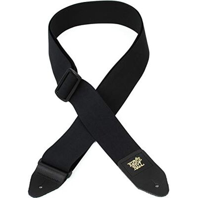Ernie Ball Sangle de guitare stretch Comfort Noir 150 cm Ernie Ball Sangle de guitare stretch Comfort Noir 150 cm