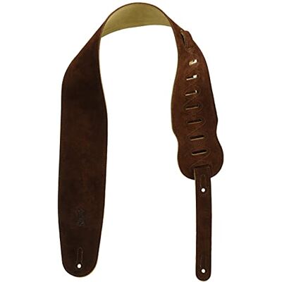 Levy's Leathers MS4-BRN Sangle en daim pour basse Marron Levy's Leathers MS4-BRN Sangle en daim pour basse Marron
