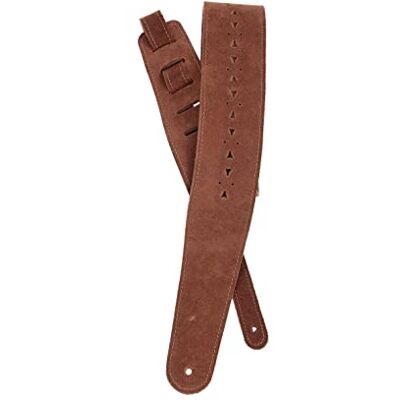 Waves 25PRF05 Sangle de guitare en cuir perforé Honey Suede Apache Waves 25PRF05 Sangle de guitare en cuir perforé Honey Suede Apache