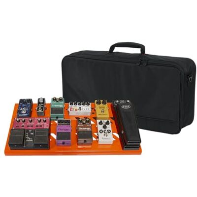 Gator Pédalier pour guitare en aluminium avec sacoche de transport. Taille L : 60,3 x 27,1 cm Orange (GPB-BAK-OR) Gator Pédalier pour guitare en aluminium avec sacoche de transport. Taille L : 60,3 x 27,1 cm Orange (GPB-BAK-OR)
