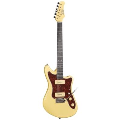 EKO GUITARS Camaro VR 2 90, guitare électrique, corps en peuplier, manche en érable et clavier en résine WPC, 2 micros P-90, interrupteur toggle à 3 voies, commandes de volume et de ton, couleur EKO GUITARS Camaro VR 2 90, guitare électrique, corps en peuplier, manche en érable et clavier en résine WPC, 2 micros P-90, interrupteur toggle à 3 voies, commandes de volume et de ton, couleur