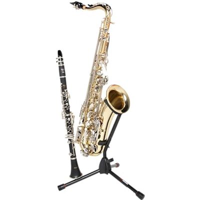 Gator Frameworks GFW-BNO-SAXFLU Support de base rond lesté droit pour saxophones alto et ténor avec fixation pour clarinette et flûte Noir Gator Frameworks GFW-BNO-SAXFLU Support de base rond lesté droit pour saxophones alto et ténor avec fixation pour clarinette et flûte Noir