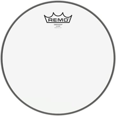 REMO Peaux pour les batteries acoustiques 10'' EMPEROR transparente REMO Peaux pour les batteries acoustiques 10'' EMPEROR transparente